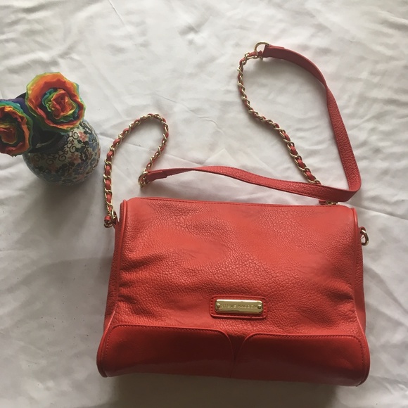 Steve Madden Handbags - Steve Madden Orange Mini Crossbody